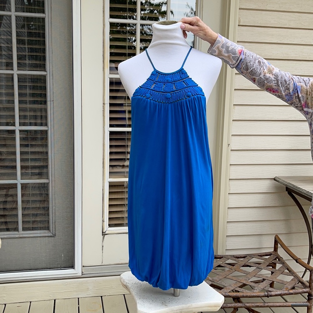 BCBG colbalt blue dress